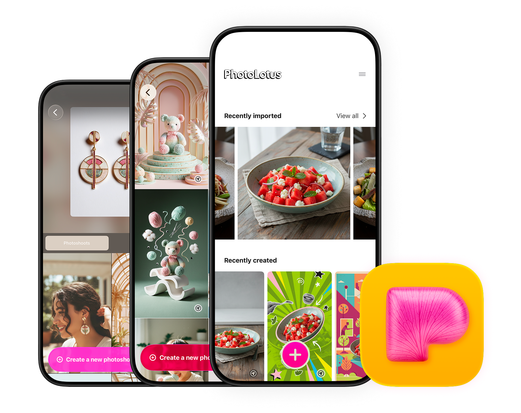 PhotoLotus is an iOS app that helps you generate endless social media assets for your brand with just one product photo.