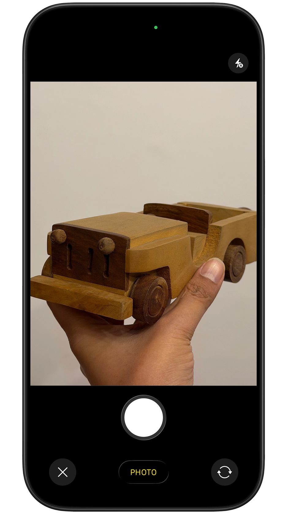 A basic photo of a toy — the raw input photo